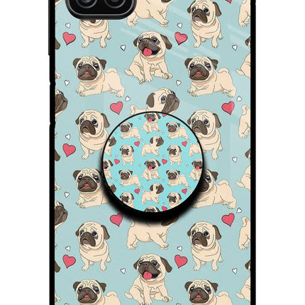 Pug Dog Samsung A12 Pop Case by Casekaro