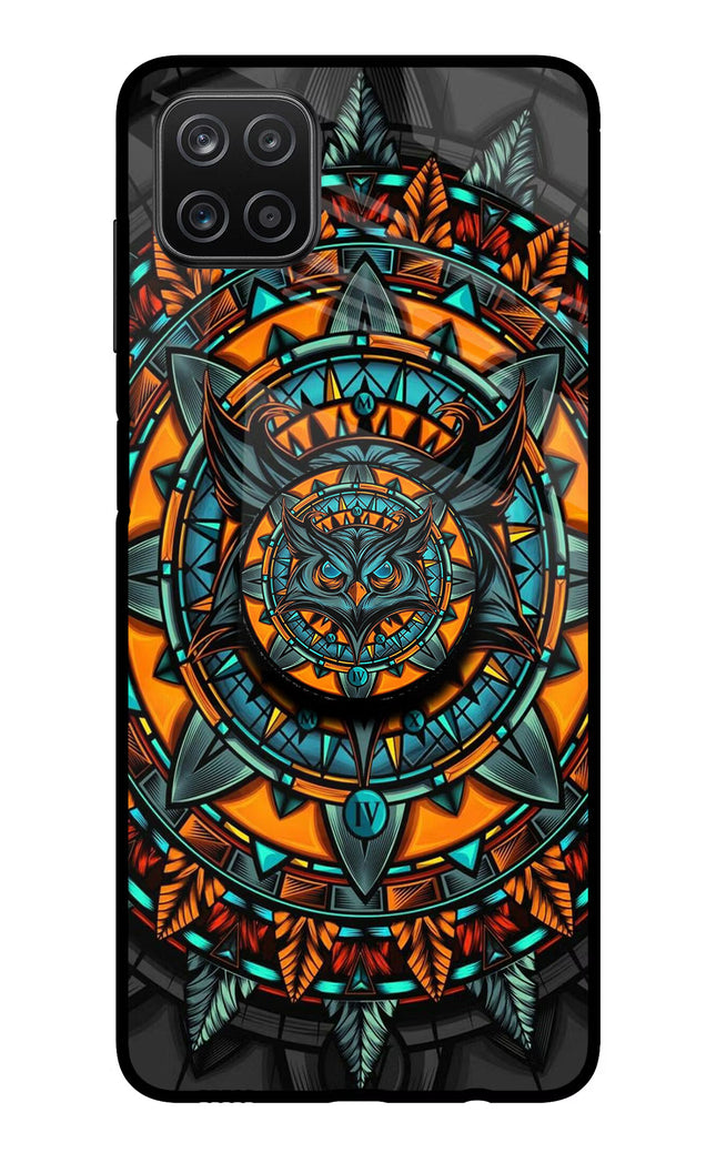 Angry Owl Samsung A12 Pop Case by Casekaro