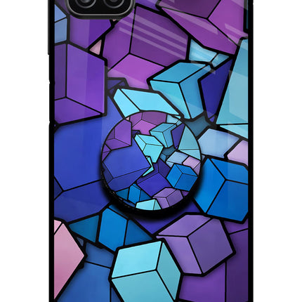 Cubic Abstract Samsung A12 Pop Case by Casekaro