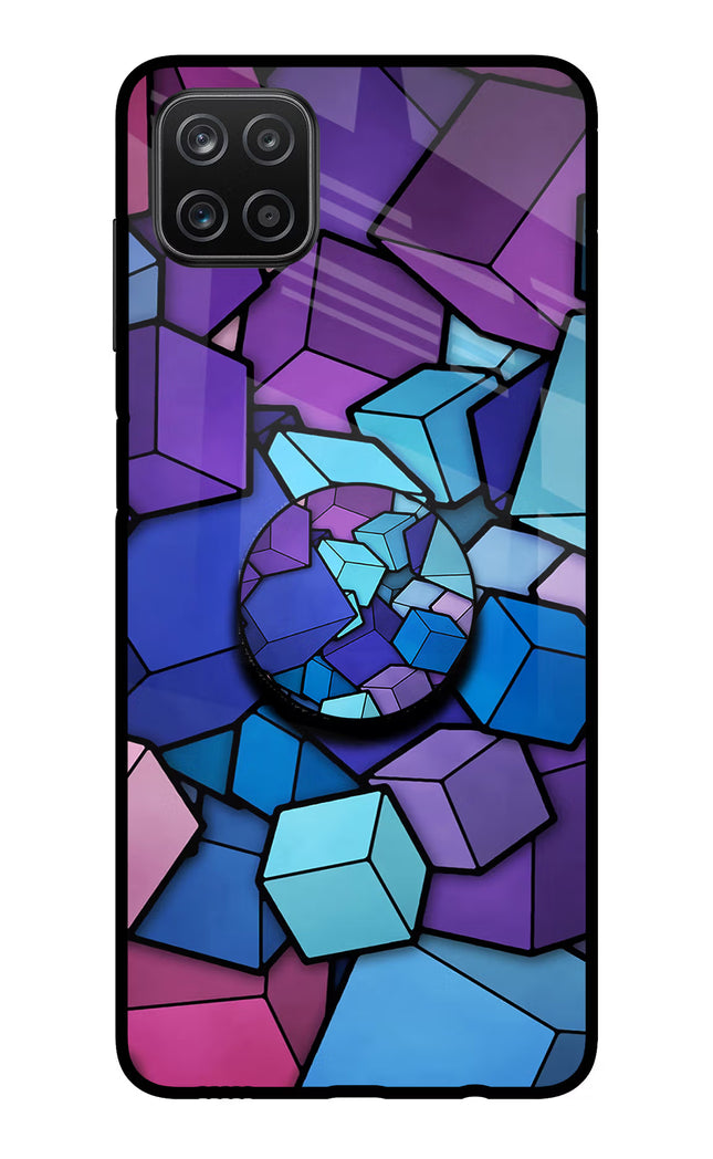 Cubic Abstract Samsung A12 Pop Case by Casekaro