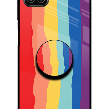 Rainbow Samsung A12 Pop Case by Casekaro
