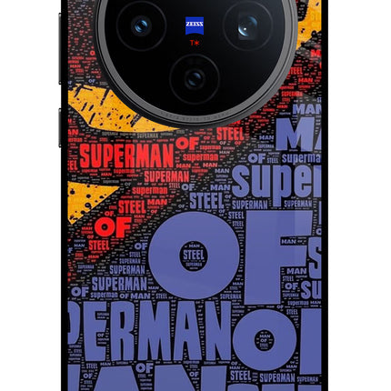 Superman Vivo X200T Metal Case Back Cover by Casekaro