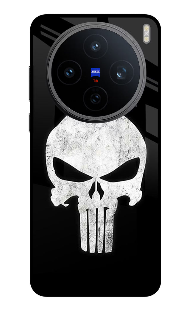 Punisher Skull Vivo X200T Metal Case Back Cover by Casekaro