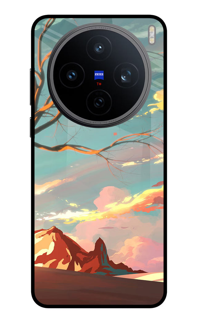 Scenery Vivo X200T Metal Case Back Cover by Casekaro