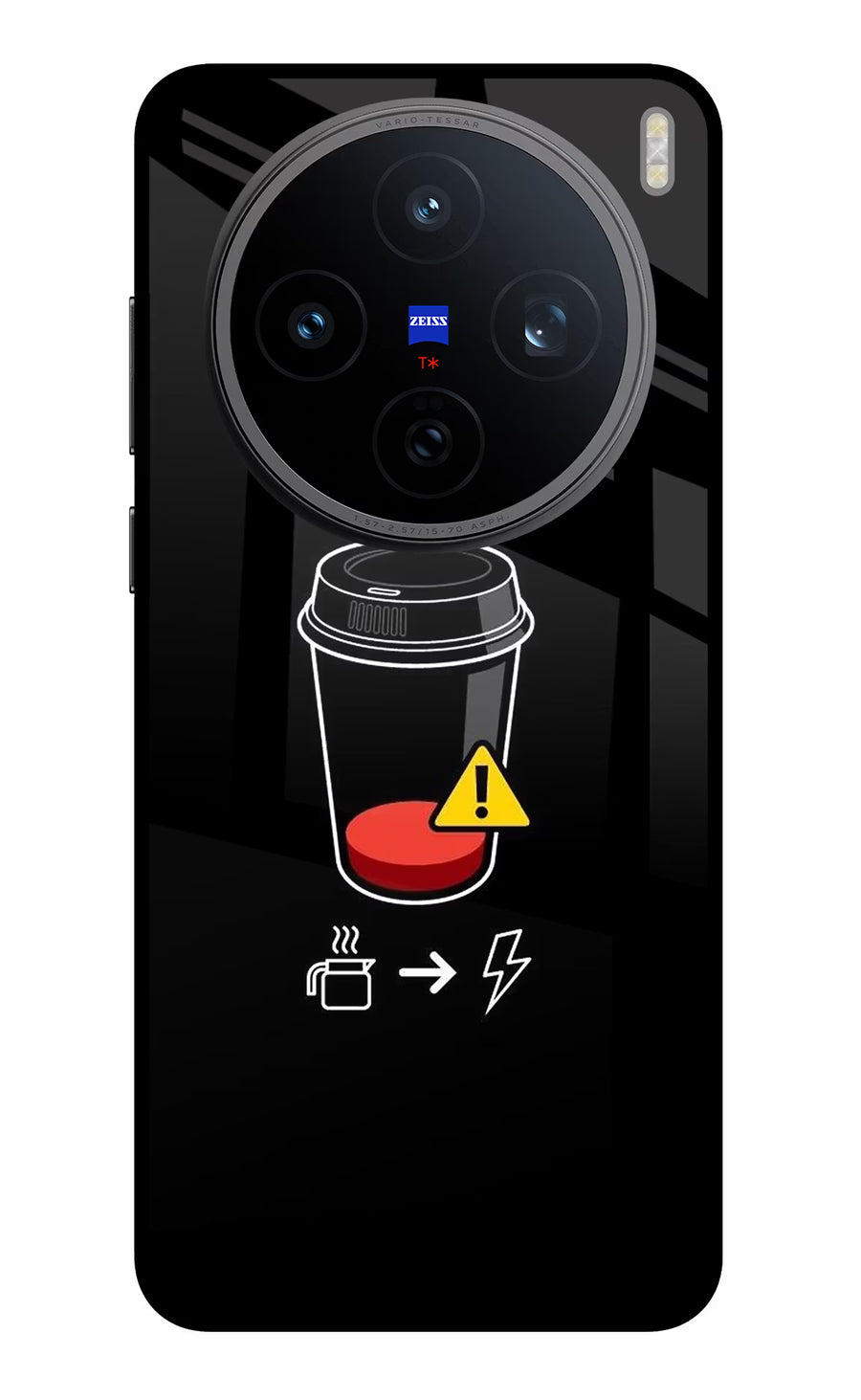 Coffee Vivo X200T Back Cover, Metal case