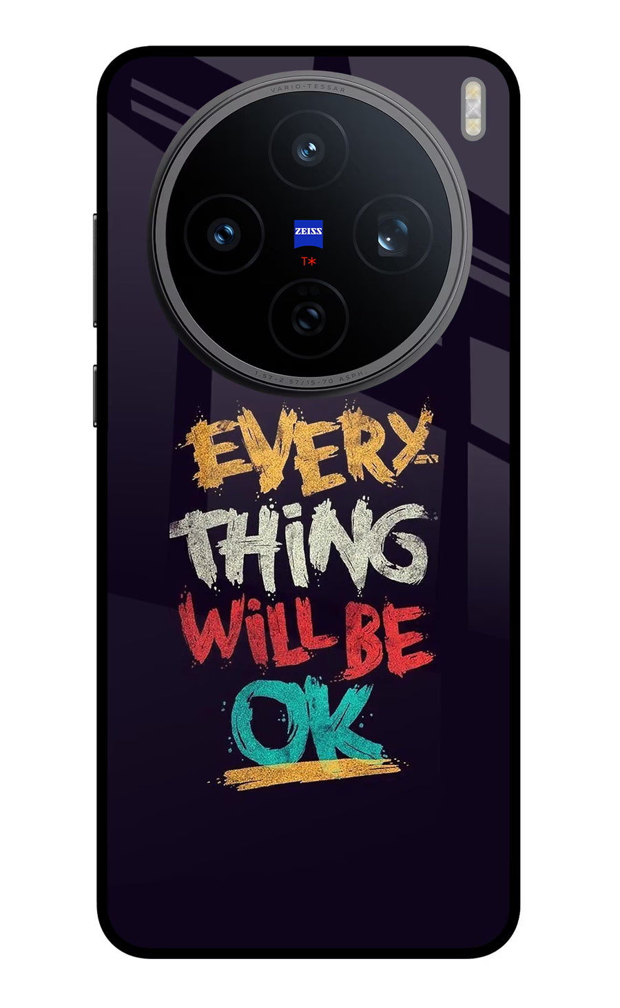 Everything Will Be Ok Vivo X200T Back Cover, Metal case