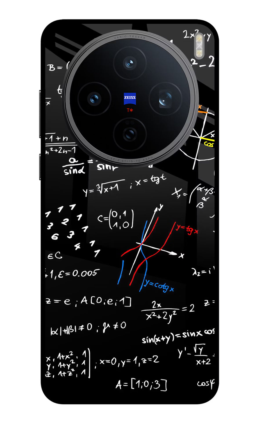 Mathematics Formula Vivo X200T Back Cover, Metal case