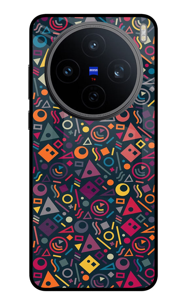 Geometric Abstract Vivo X200T Metal Case Back Cover by Casekaro