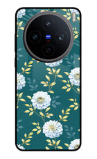 Flowers Vivo X200T Metal Case Back Cover by Casekaro