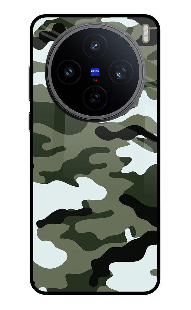 Camouflage Vivo X200T Metal Case Back Cover by Casekaro