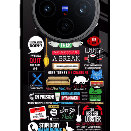 FRIENDS Vivo X200T Metal Case Back Cover by Casekaro