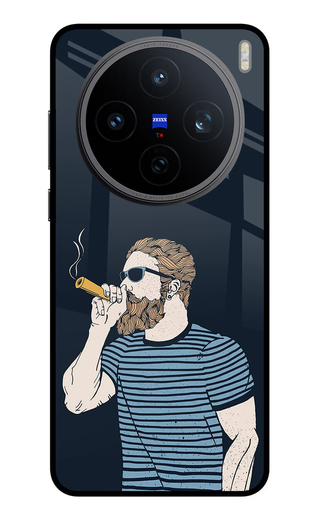 Smoking Vivo X200T Metal Case Back Cover by Casekaro