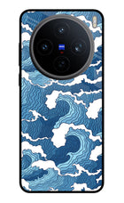 Blue Waves Vivo X200T Metal Case Back Cover by Casekaro
