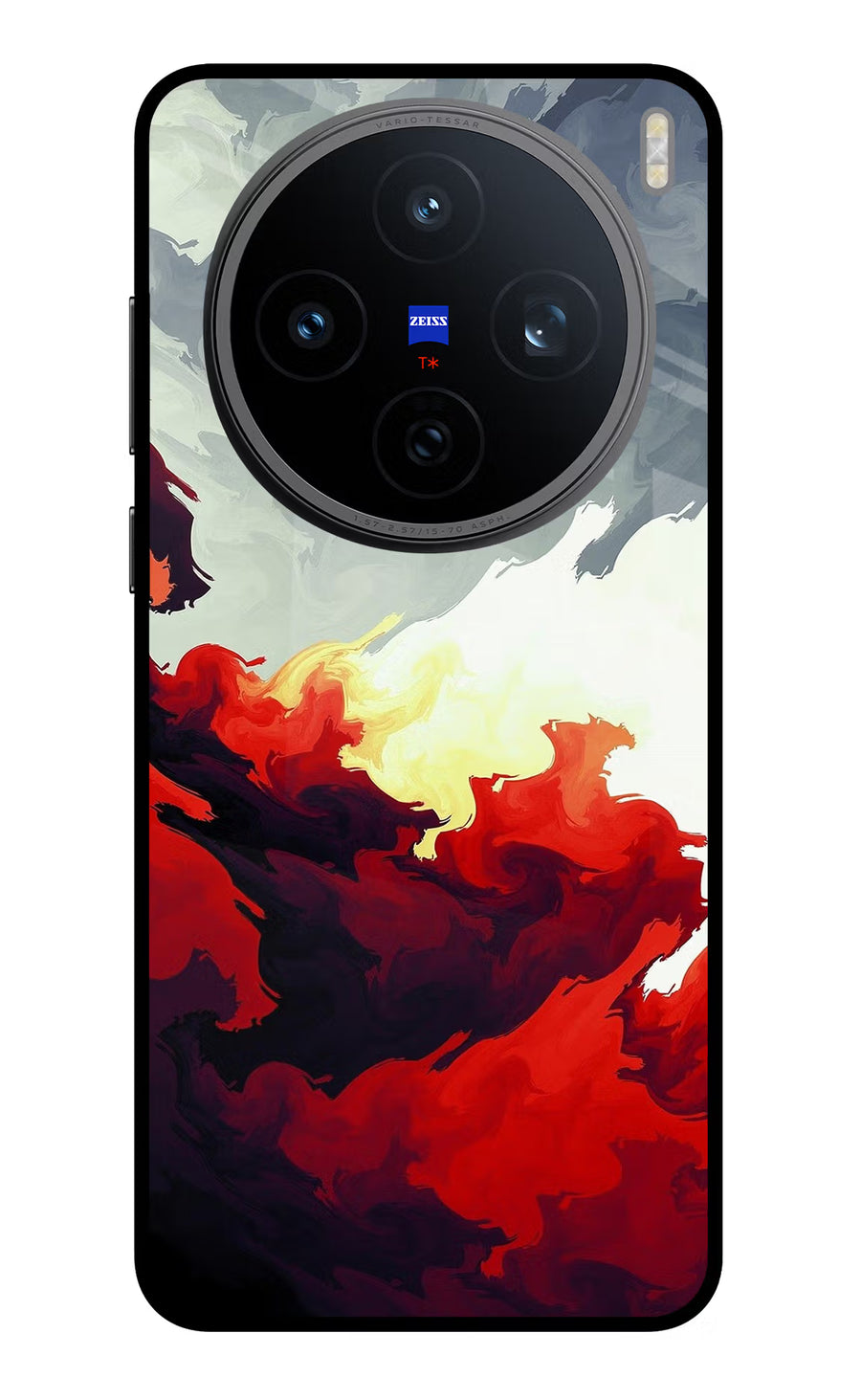 Fire Cloud Vivo X200T Back Cover, Metal case
