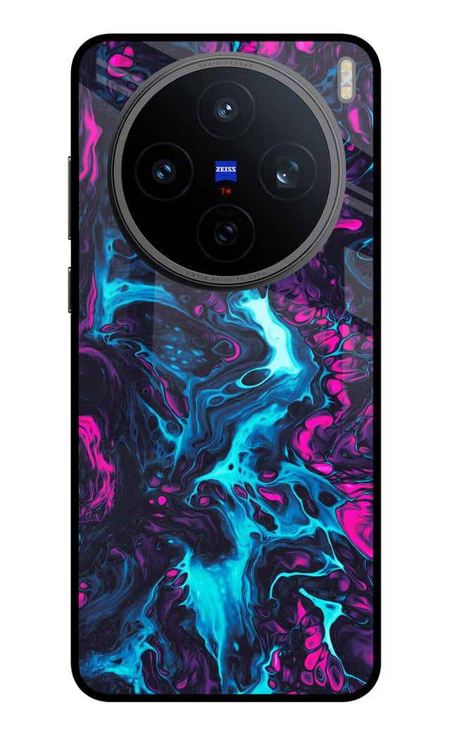 Abstract Vivo X200T Metal Case Back Cover by Casekaro