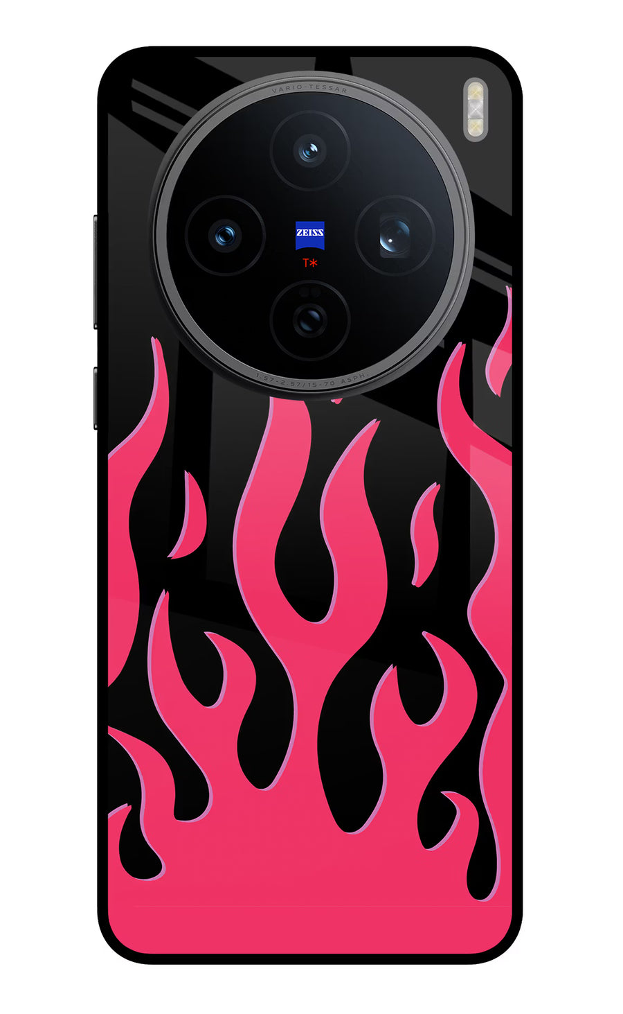 Fire Flames Vivo X200T Back Cover, Metal case