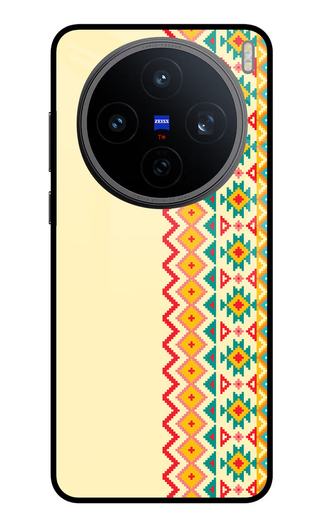 Ethnic Seamless Vivo X200T Metal Case Back Cover by Casekaro