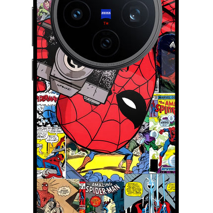 Spider Man Vivo X200T Metal Case Back Cover by Casekaro