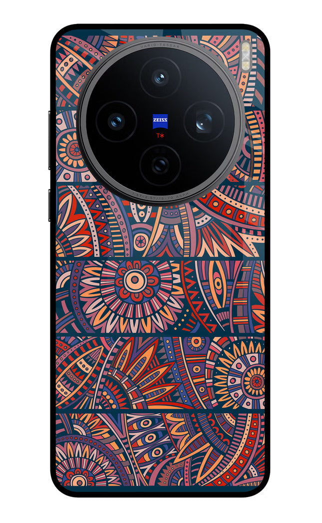 African Culture Design Vivo X200T Metal Case Back Cover by Casekaro