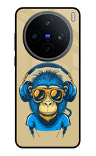 Monkey Headphone Vivo X200T Metal Case Back Cover by Casekaro
