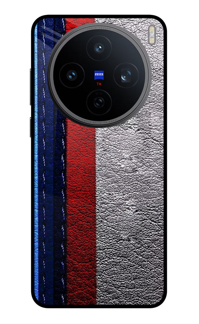 BMW Stripes Vivo X200T Metal Case Back Cover by Casekaro