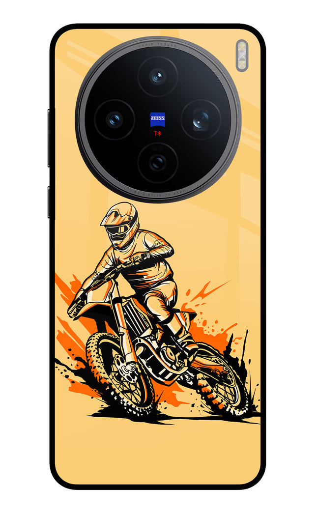 Off-Road Fury Vivo X200T Metal Case Back Cover by Casekaro