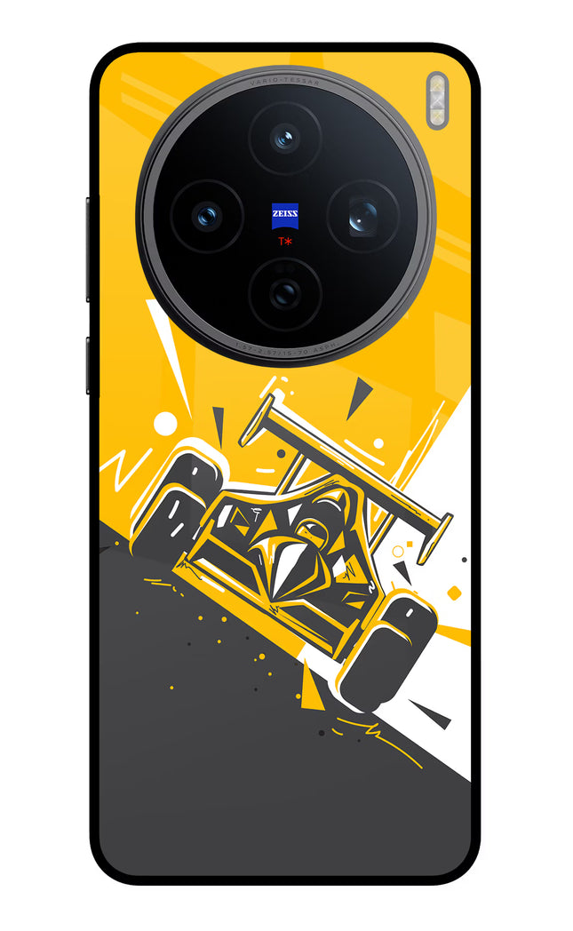 Track King Vivo X200T Metal Case Back Cover by Casekaro