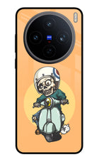 Undead Biker Vivo X200T Metal Case Back Cover by Casekaro