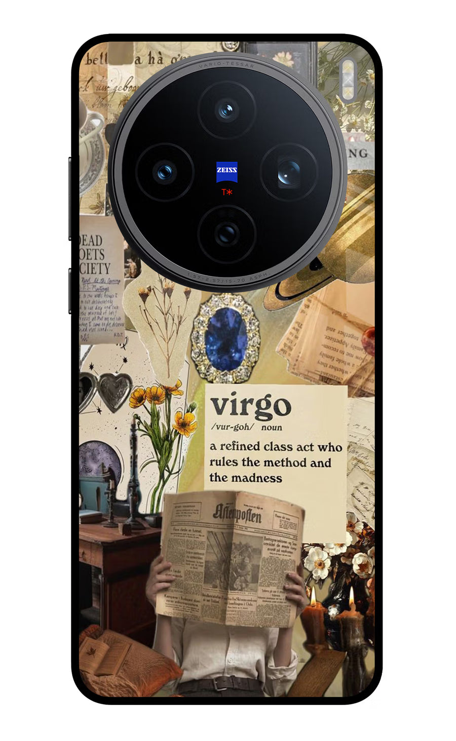 Virgo Zodiac Vivo X200T Back Cover, Metal case