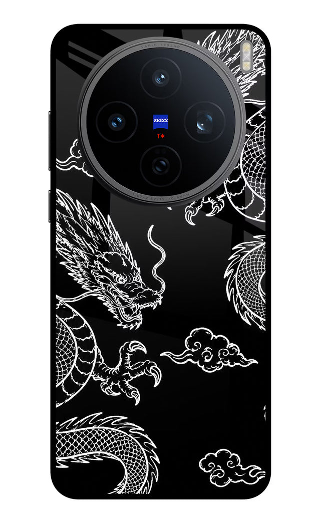 Twin Dragons Vivo X200T Metal Case Back Cover by Casekaro