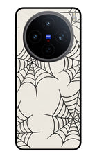 Spider Web Vivo X200T Metal Case Back Cover by Casekaro