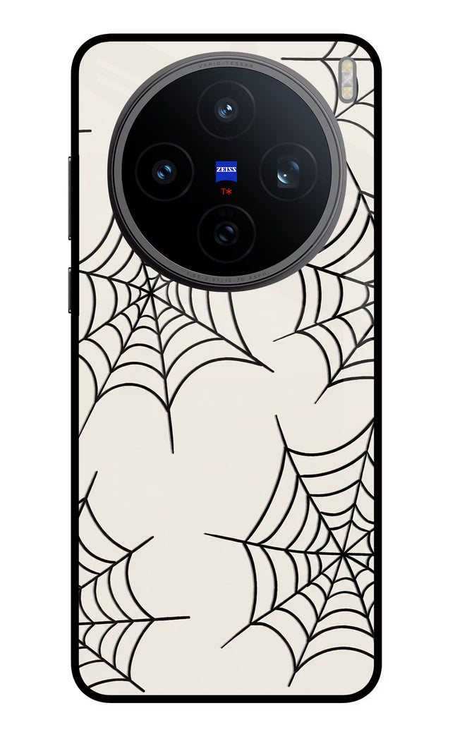 Spider Web Vivo X200T Metal Case Back Cover by Casekaro