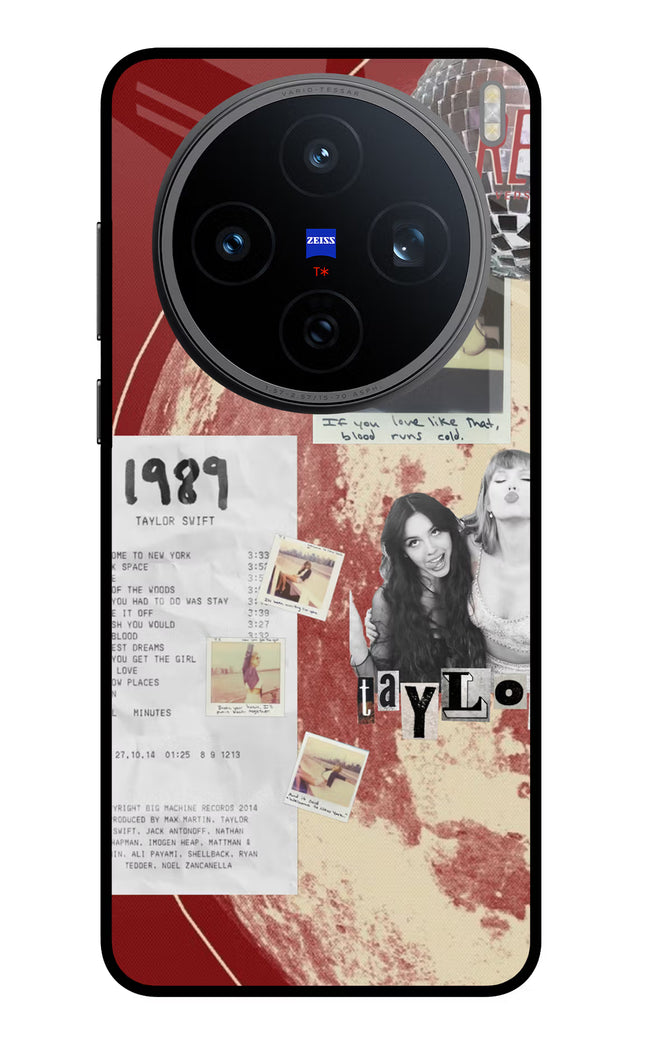 Taylor Swift Vivo X200T Metal Case Back Cover by Casekaro