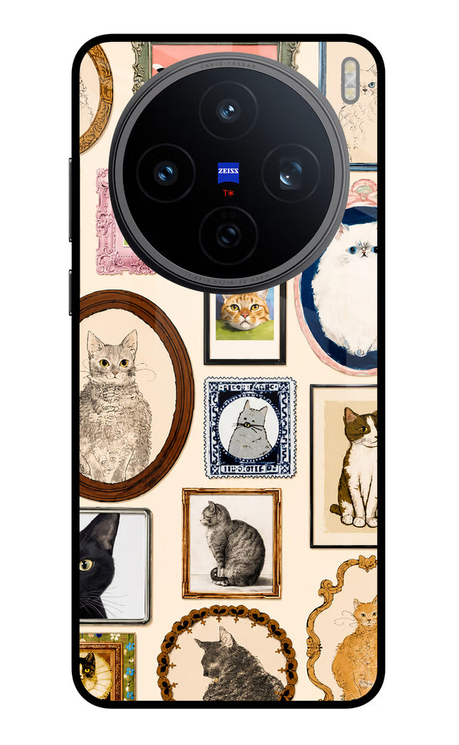 Mirror Cats Vivo X200T Metal Case Back Cover by Casekaro