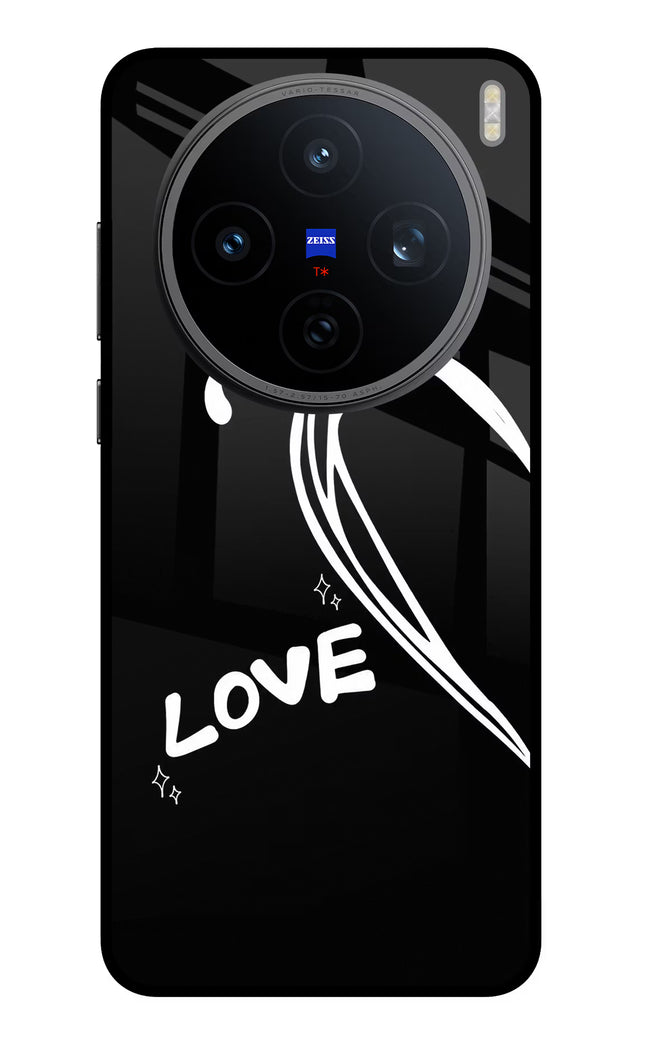 Love Line Vivo X200T Metal Case Back Cover by Casekaro