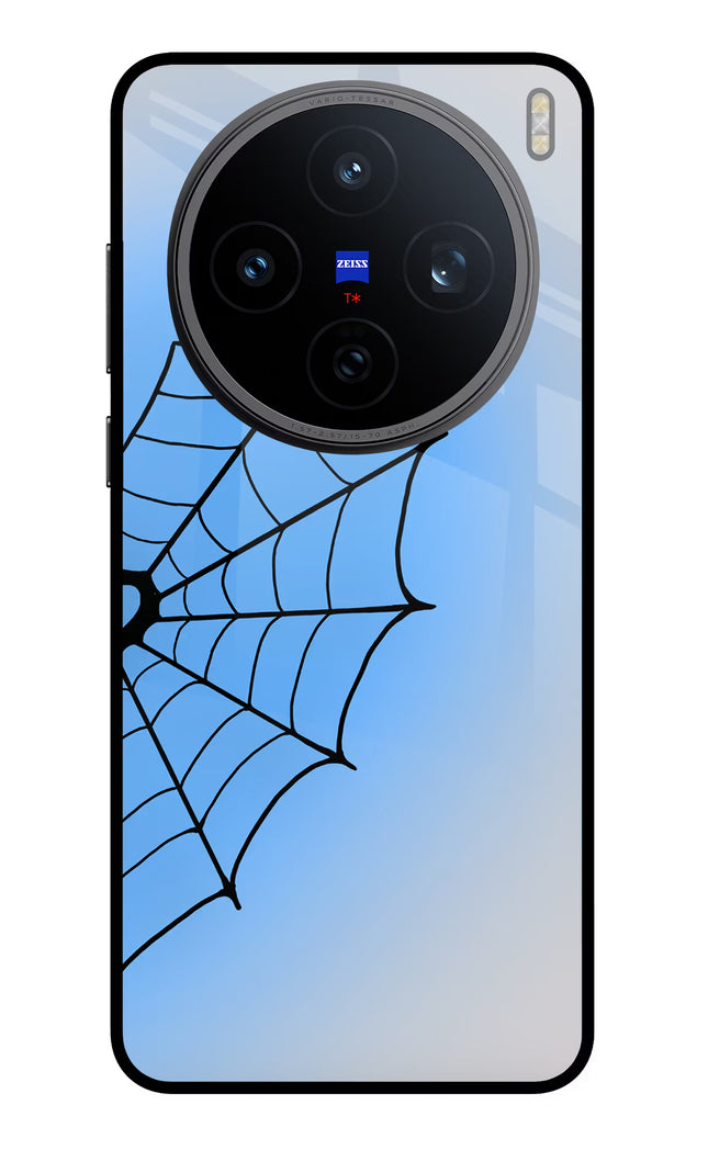 Blue Web Vivo X200T Metal Case Back Cover by Casekaro