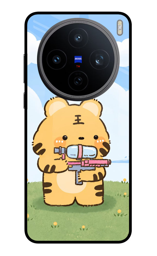 Tiger Treat Vivo X200T Metal Case Back Cover by Casekaro