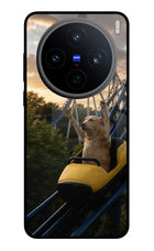 Rollercoaster Dog Vivo X200T Metal Case Back Cover by Casekaro