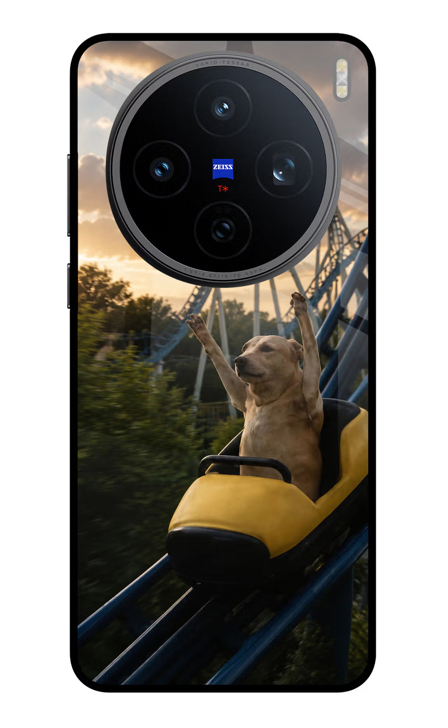 Rollercoaster Dog Vivo X200T Back Cover, Metal case