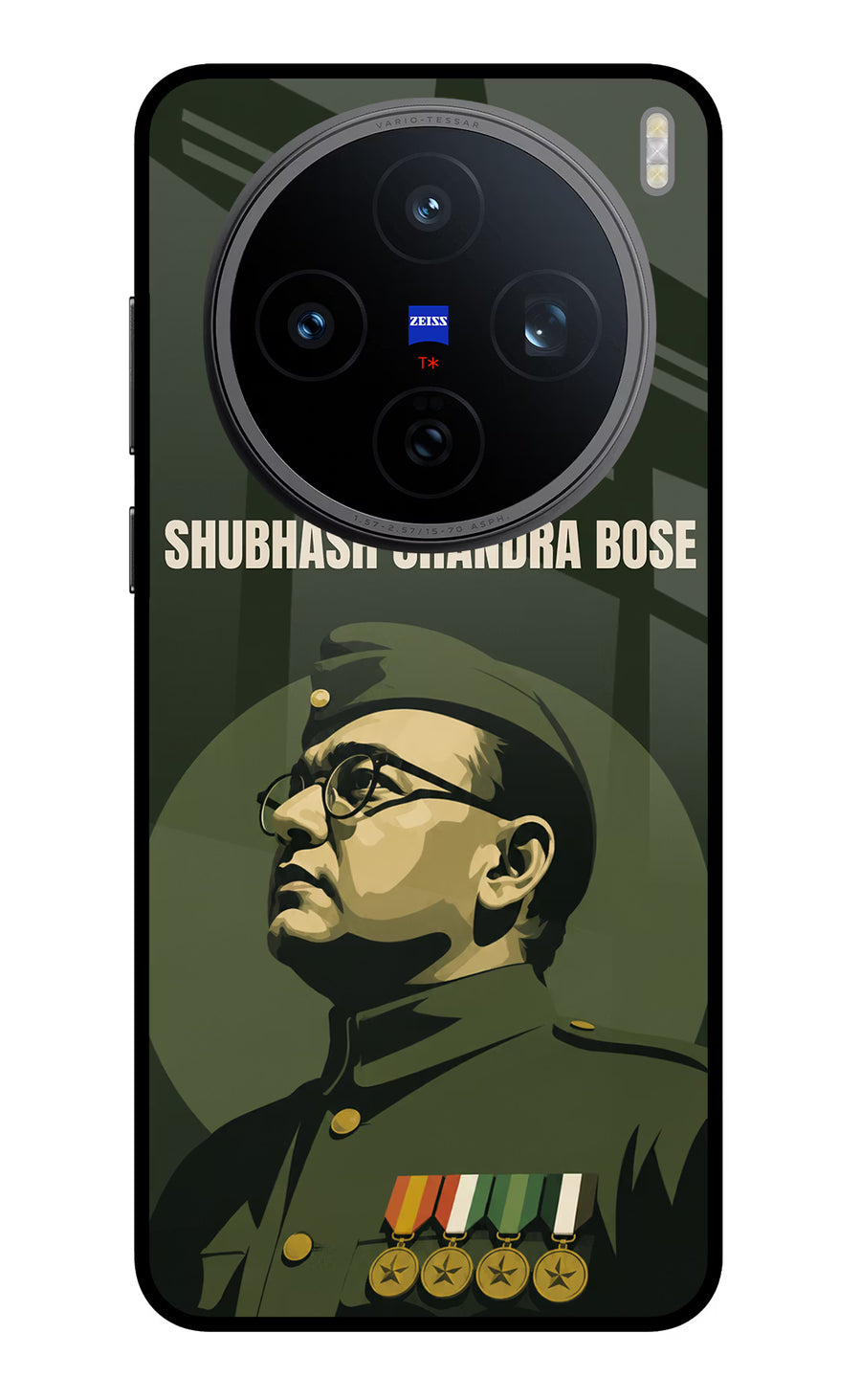 Netaji Legacy Vivo X200T Back Cover, Metal case
