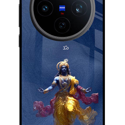 Cosmic Krishna Vivo X200T Metal Case Back Cover by Casekaro