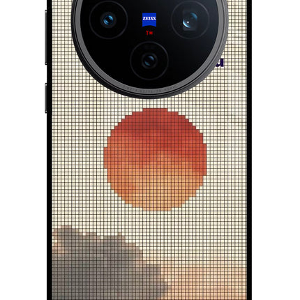 Pixel Sun Vivo X200T Metal Case Back Cover by Casekaro
