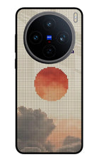 Pixel Sun Vivo X200T Metal Case Back Cover by Casekaro