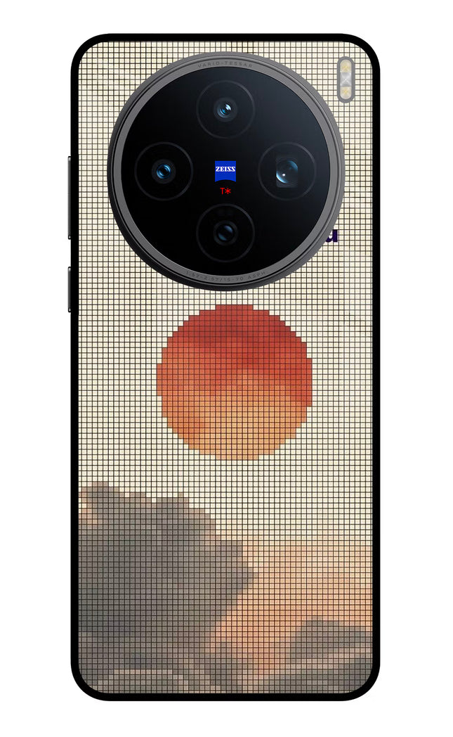 Pixel Sun Vivo X200T Metal Case Back Cover by Casekaro