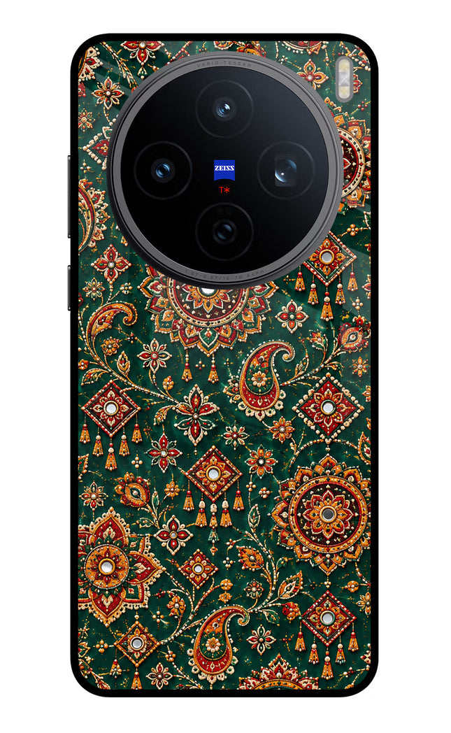 Green Pataka Vivo X200T Metal Case Back Cover by Casekaro