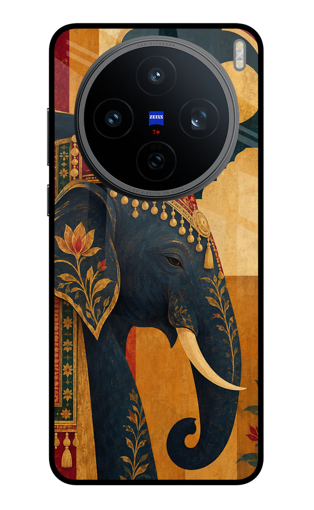 Royal Elephant Vivo X200T Metal Case Back Cover by Casekaro