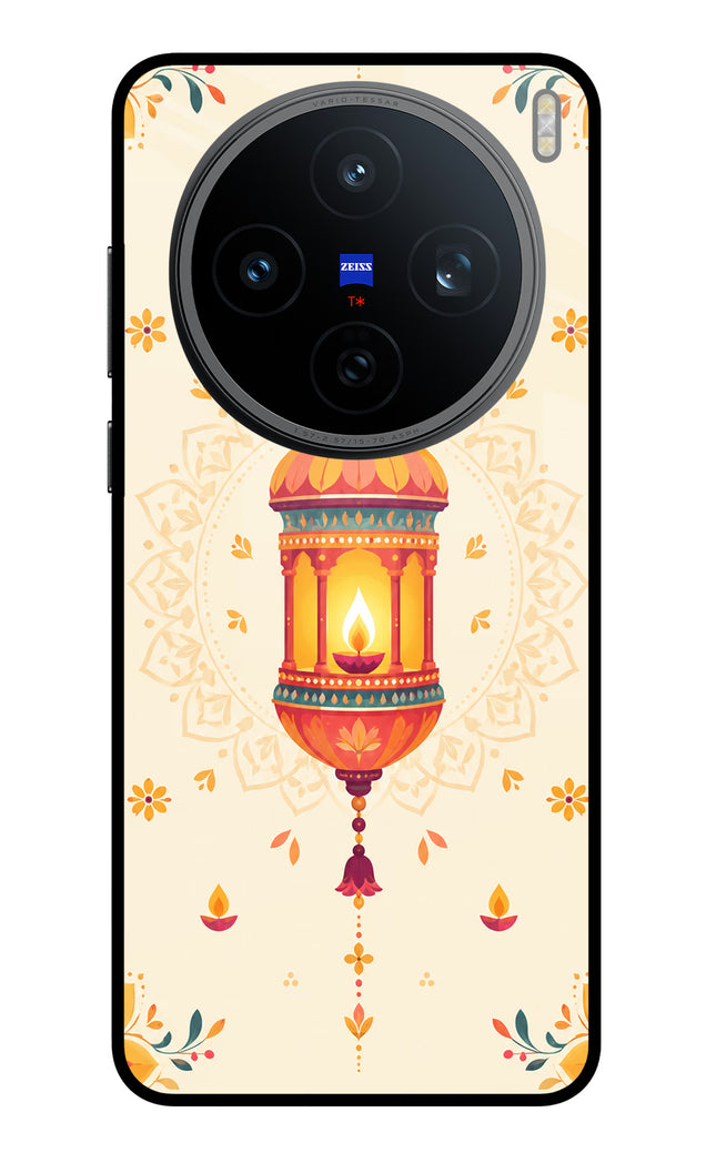 Golden Lantern Vivo X200T Metal Case Back Cover by Casekaro