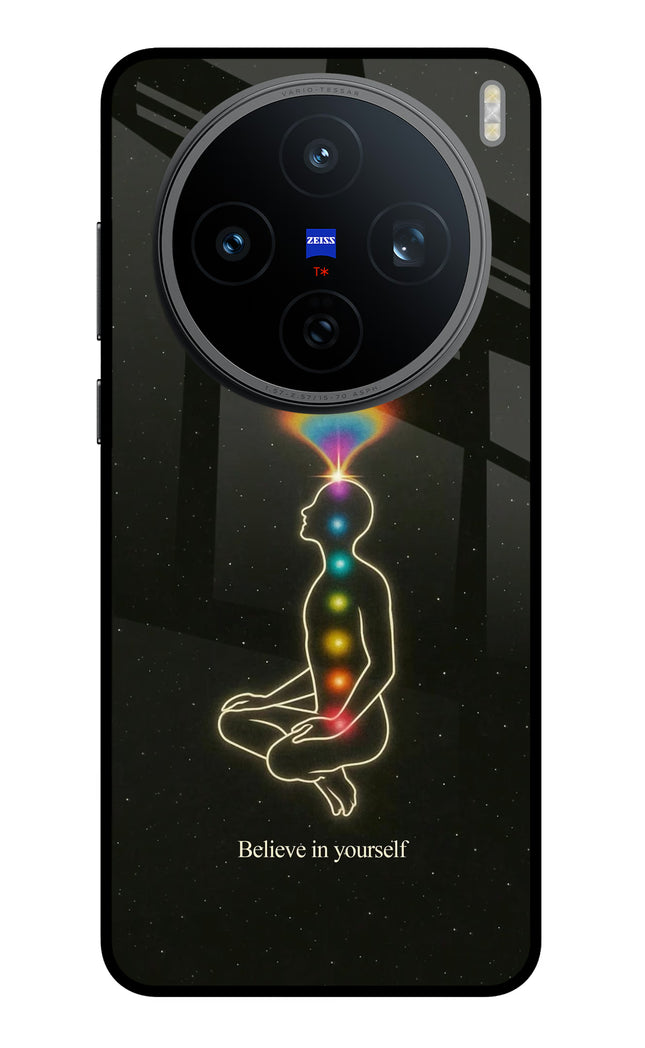 Believe in yourself Vivo X200T Metal Case Back Cover by Casekaro