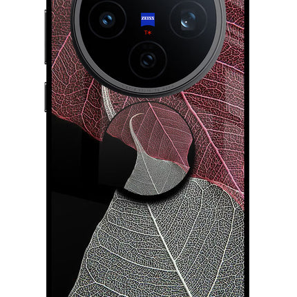 Leaf Pattern Vivo X200T Pop Case by Casekaro