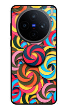 Spiral Pattern Vivo X200T Pop Case by Casekaro